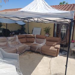 5 Piece Sectional Recliner Sofa