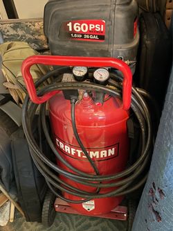 Craftsman air compressor – 26 gallon – 160 psi - 1.6 hp