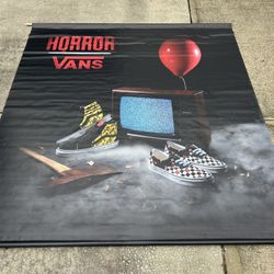 Advertising Sign Huge Van Sneakers Perfect fit Halloween