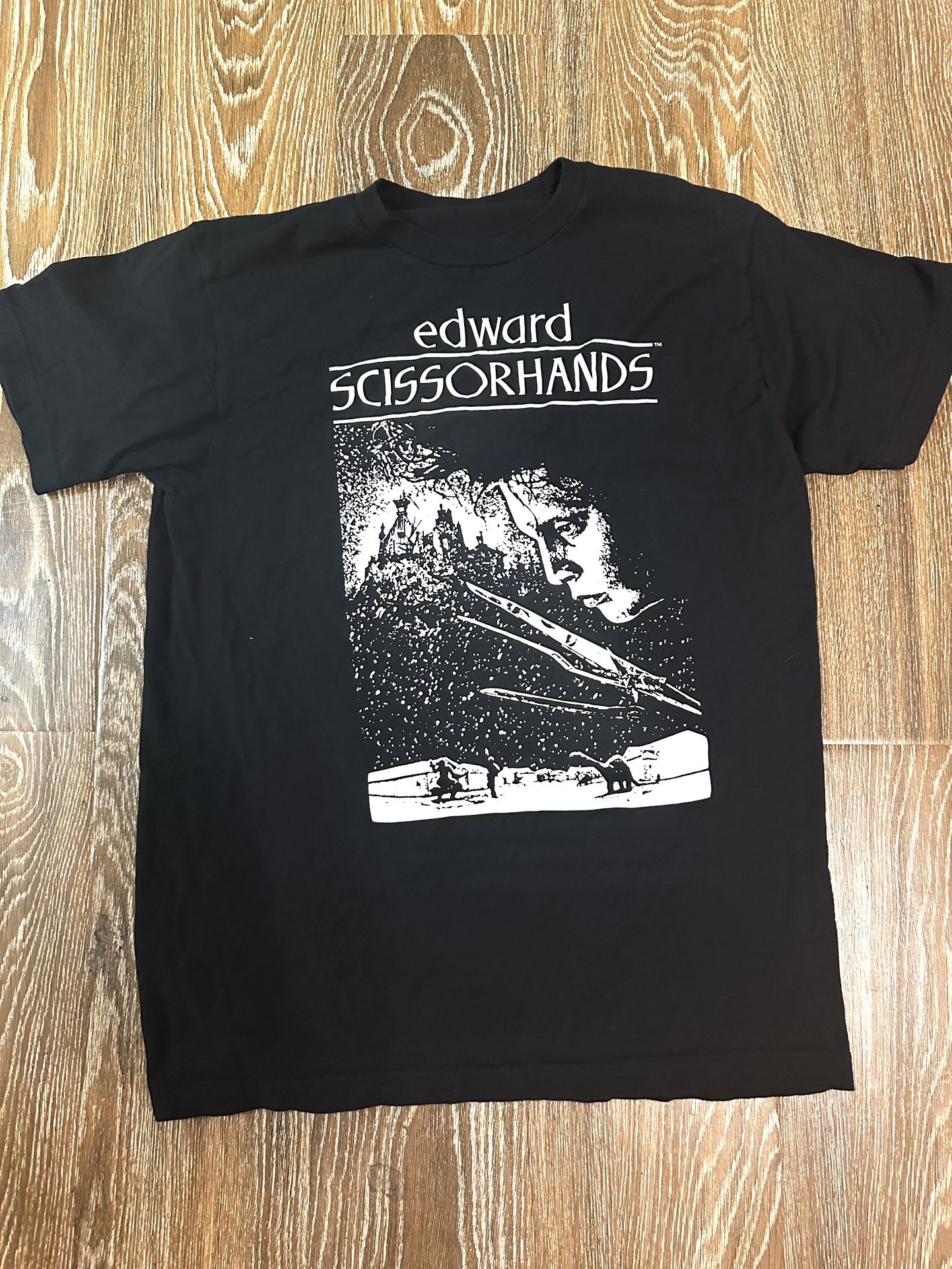 Edward Scissorhands Adult Black T-Shirt - Men’s Size Medium