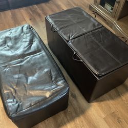 Ottoman w/Storage, Lot of 2
