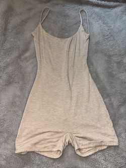 Open back V shape Romper in XS