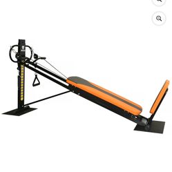 BalanceFrom LX700 Home Gym System Workout Station with 15 Resistance Levels, Comes with Resistance Bands and Floor Mats, 375-Pound User Weight Capacit