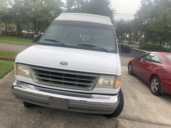 89K Original Miles Ford E250 Hightop 15 Passengers Van