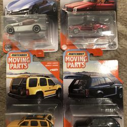 6 Different Hot Wheels