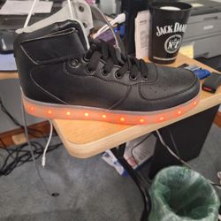 Kids Blinking Hightop Sneakers 