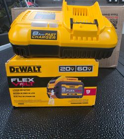 Dewalt 60v 9ah battery and fast charger