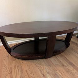 Wooden Round Coffee Table