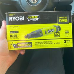 Ryobi Cordless Rotary Tool Kit (usb Rechargeable Battery)