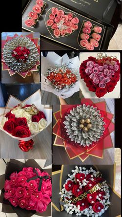 flower bouquet / money bouquet / valentine's day 