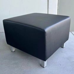 New Black Ottoman Chair 