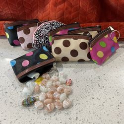 Glass Beads In Pouch