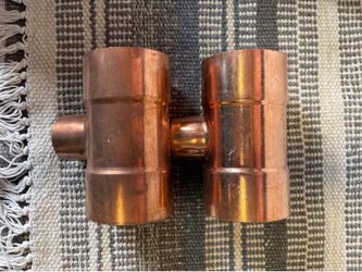 3”x3”x1.5” Copper Tee Plumbing Fitting