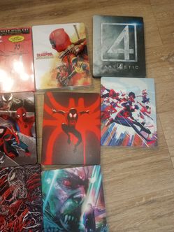 Marvel 4k Steelbooks Deadpool Spiderman Venom