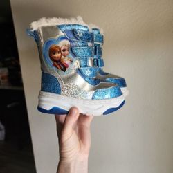 Size Little Girls 7 Disney Frozen Elsa Anna Snowboots
