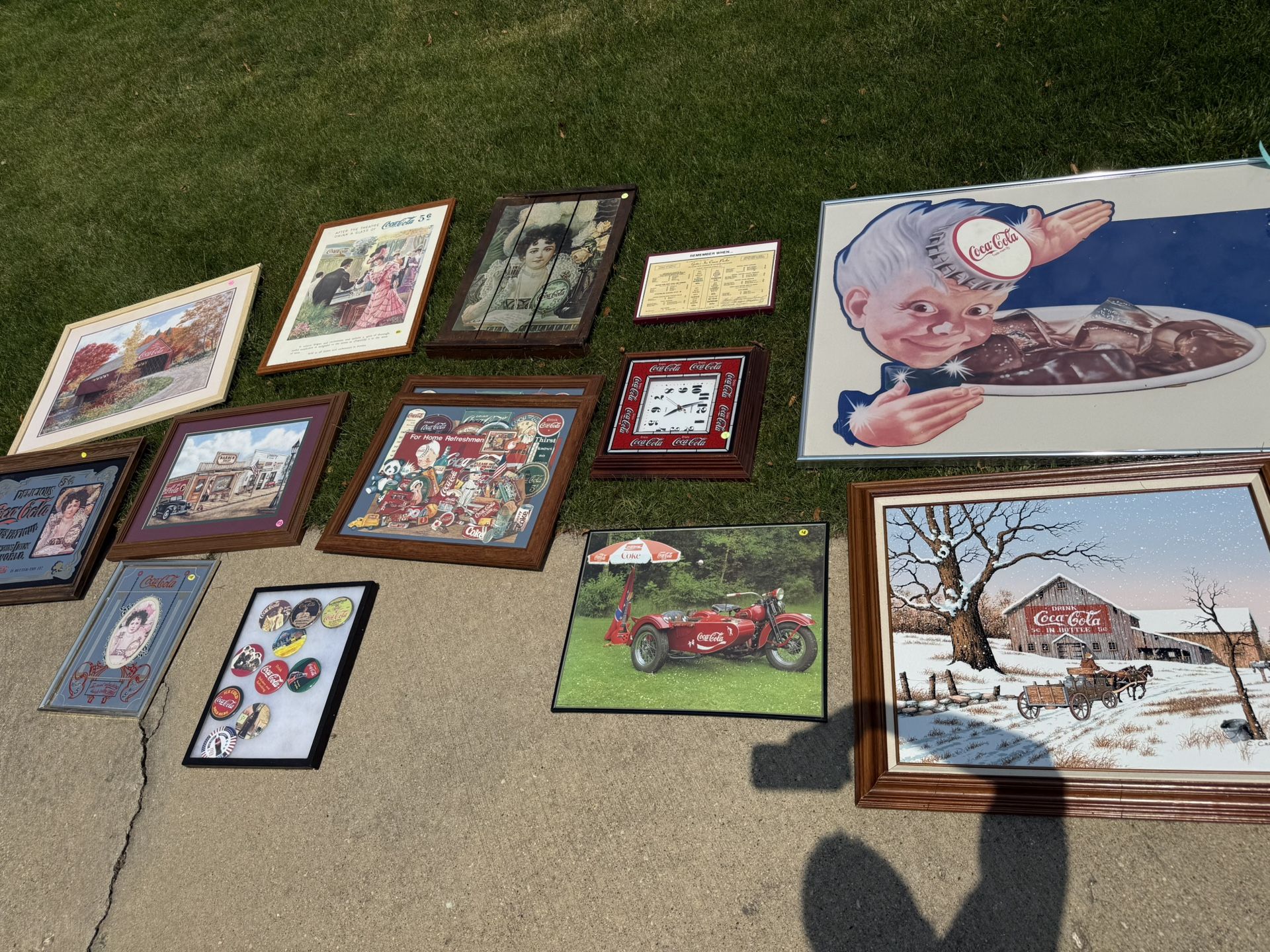 Coca Cola Pictures Framed