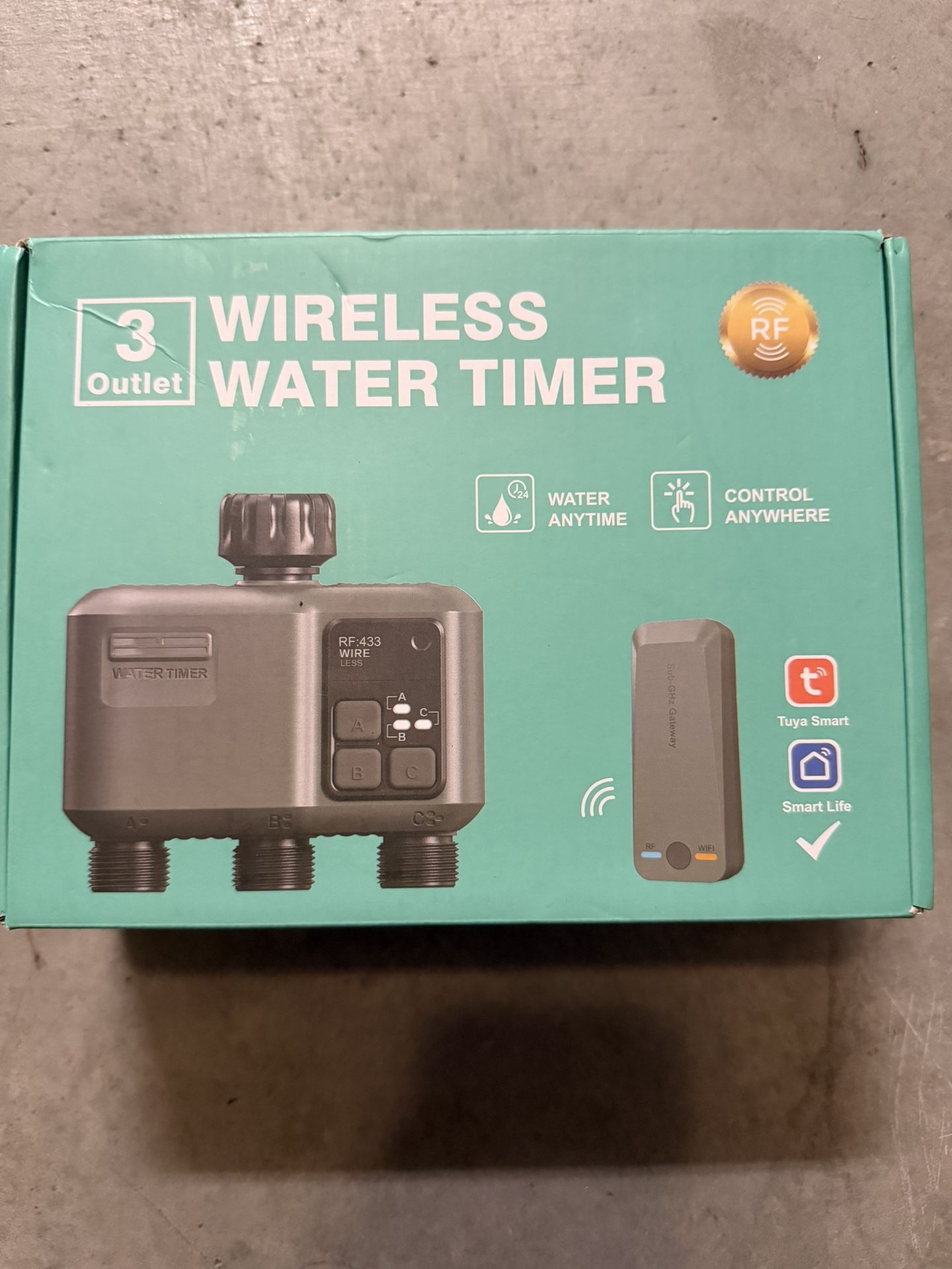 Smart Sprinkler Timer 3 Zone for Garden Hose