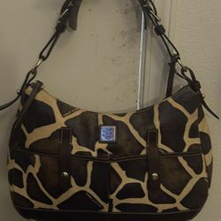 Brown and Tan Dooney And Bourke Designer Hand Bag