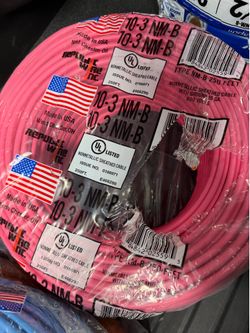 Electrical wire romex 10/3 roll of 250ft