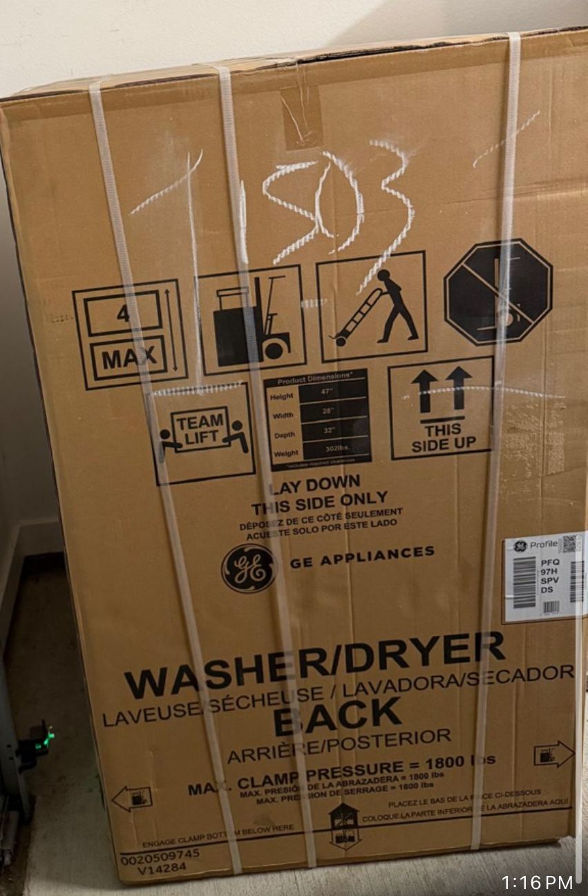 Washer And Dryer Combo GE Profile