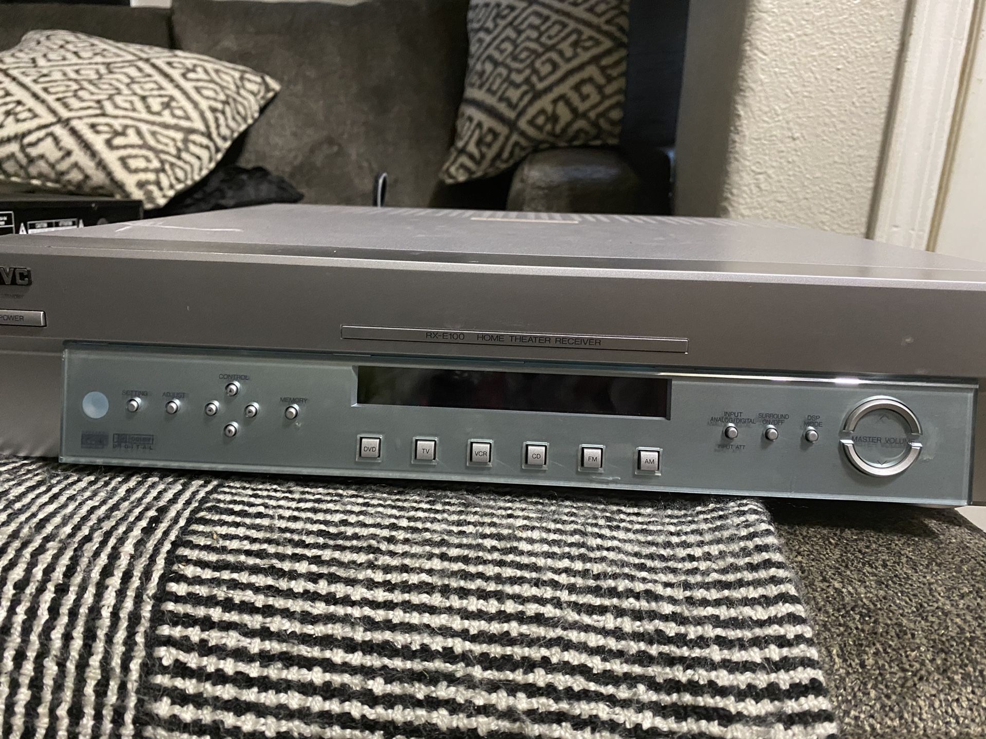 JVC RX-E100SL - AV receiver - 5.1 channel Specs