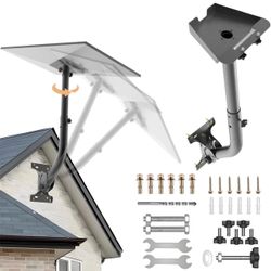 Starlink Mount with 360° Adjustable and extendable Length for Wall /Roof(Concrete or Wood) ,Easy Installation for Starlink Standard 4/4X/Gen 3