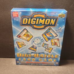2000 Digimon Digi-Battle Card Game Starter Set 2 Player Bandai Upper Deck Sealed