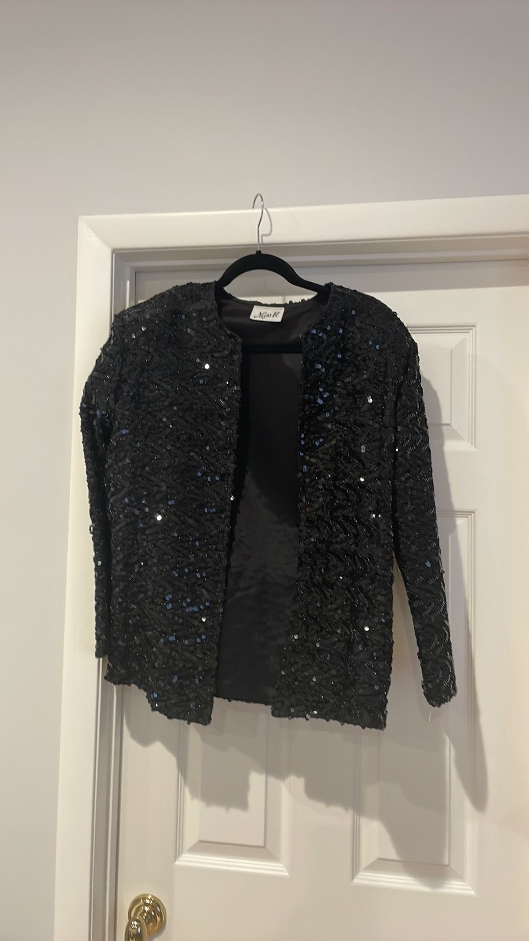Sequined Evening jacket Black