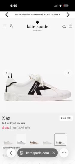 kate spade sneakers with box $90 OBO