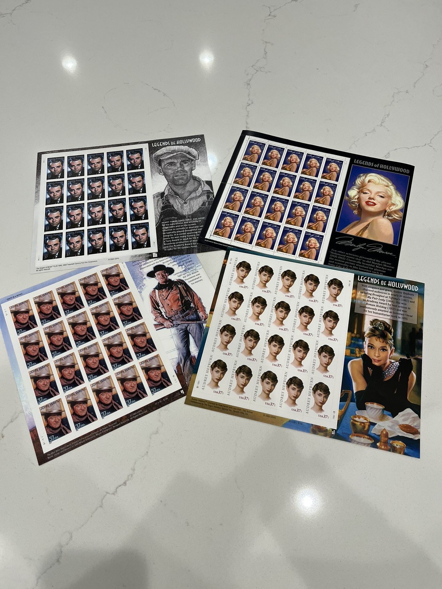 Hollywood Legends Stamps