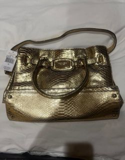 Michael Michael Kors Tote Satchel Hamilton Pale Gold Large BRAND NEW WITH TAG