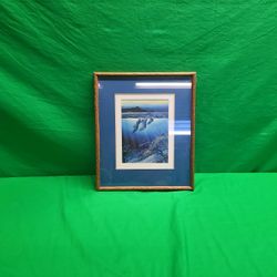 Dolphin's diving painting