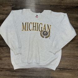 Vintage The University of Michigan Crewneck Size XL