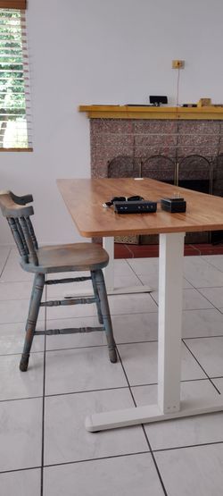 Table, office or drafting table, adjustable height 63 X 24