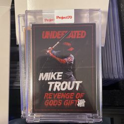 Topps Mike Trout by UDEFEATED Sold Out Everywhere