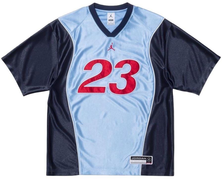 Supreme x Jordan Warm Up Jersey ‘Light Blue’ - SIZE SMALL