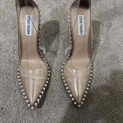 Steve Madden Vyper Clear Heels