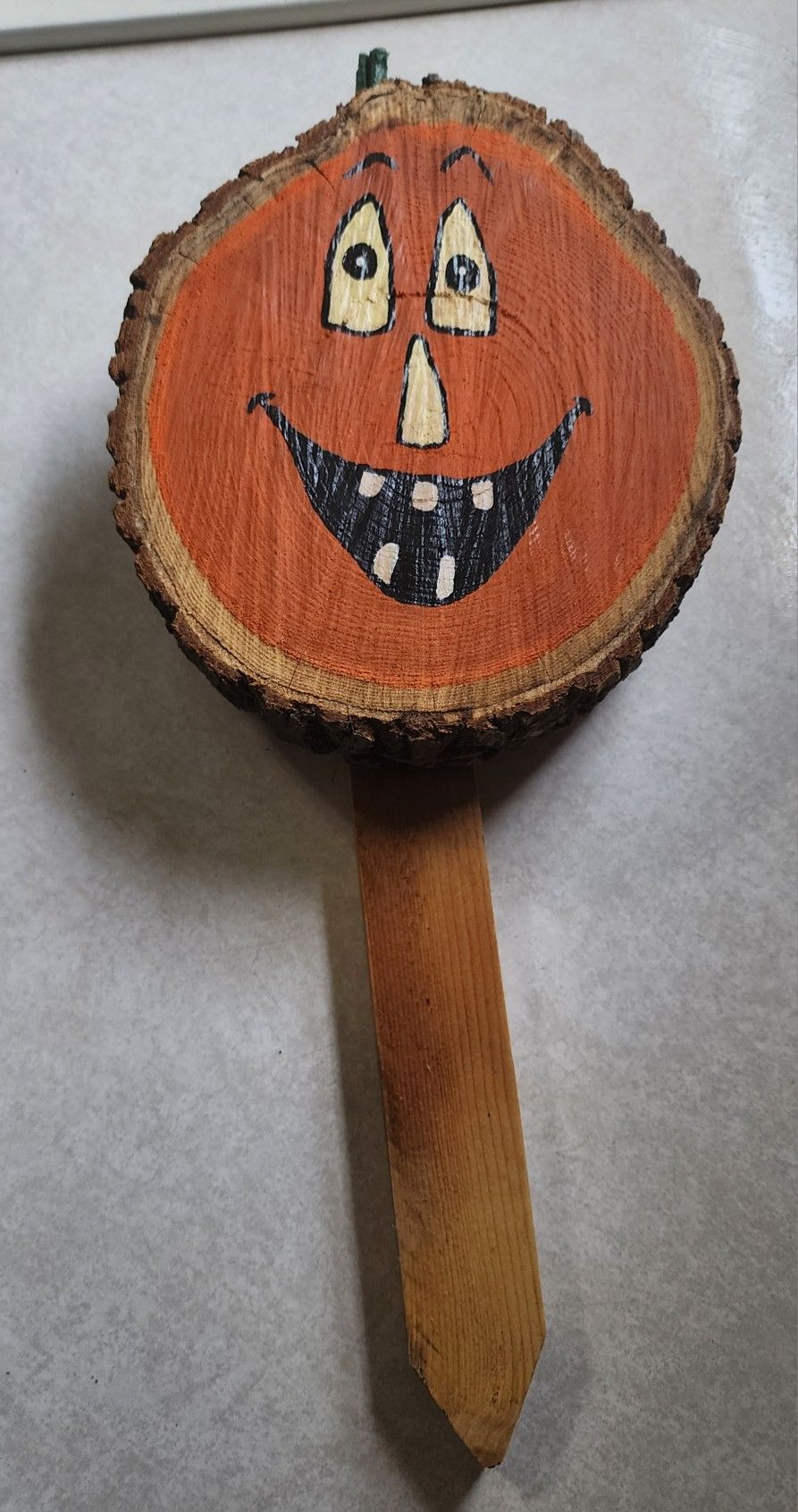 AUTUMN / HOLLOWEEN PUMPKIN WOODEN YARD DECOR