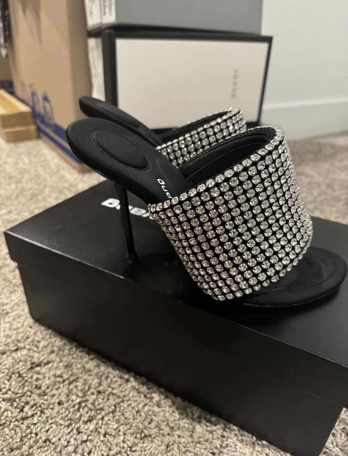 Alexander Wang Crystal Heels Size 36.5