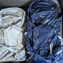 His and Her's Hiking Backpacks