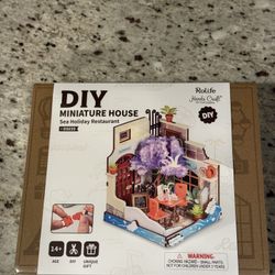 DIY Miniature House, Sea Holiday Restaurant