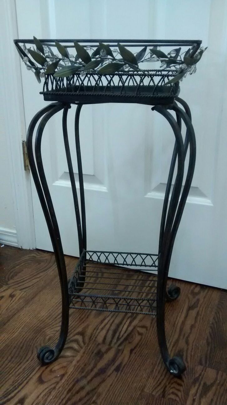 Pair of PartyLite Garden Lites Candle/Plant Stand-P8103