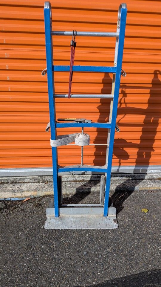 Commercial aluminum hand truck.
