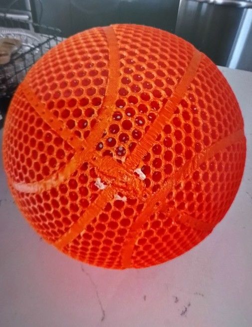 Airless 3D Printer Basket Ball