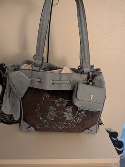 LIKE NEW JUICY BLUE /BROWN PURSE