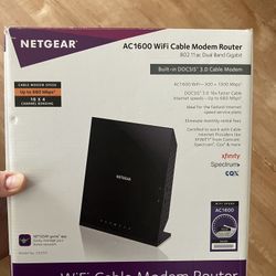 Netgear AC 1600 WiFi Cable Modem Router