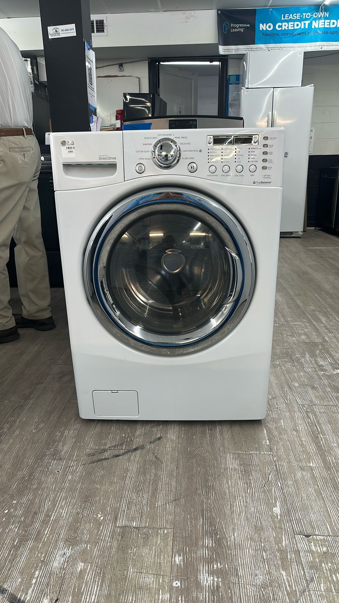 LG Front Load Washer & Dryer Combo With TrueBalance