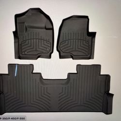 Weather Tech Floor Liners For a Ford F250/F350/F450
