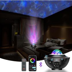 Brandnew Star Projector Galaxy Night Light Projector, Night Light Projector with Remote & Bluetooth Speaker for Kids Adults Bedroom, Space Lights for 