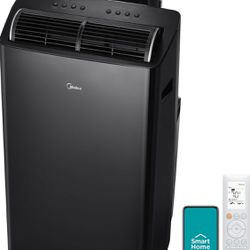 ($700 Retail) Midea Duo 14,000 BTU Portable Air Conditioner High Efficiency Inverter, Ultra Quiet